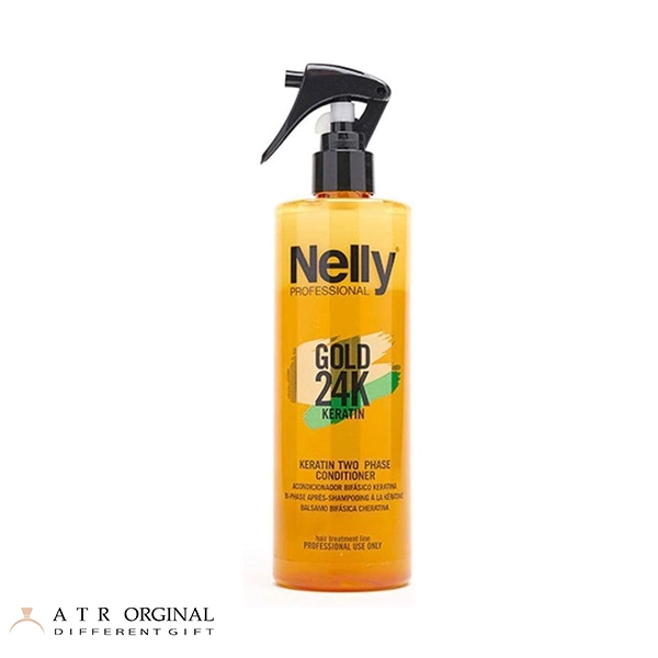 اسپری دو فاز مو نلی مدل کراتین گلد 24K
