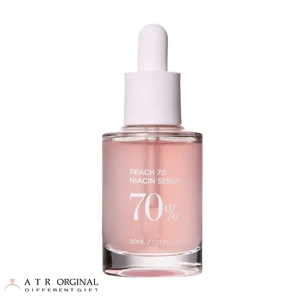 anua peach 70 niacin serum سرم ضد لک و روشن کننده هلو و نیاسینامید آنوا
