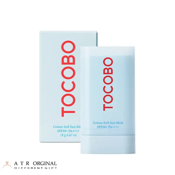 cotton soft sun stick tocobo ضد آفتاب استیکی حاوی عصاره پنبه کتان سافت توکوبو
