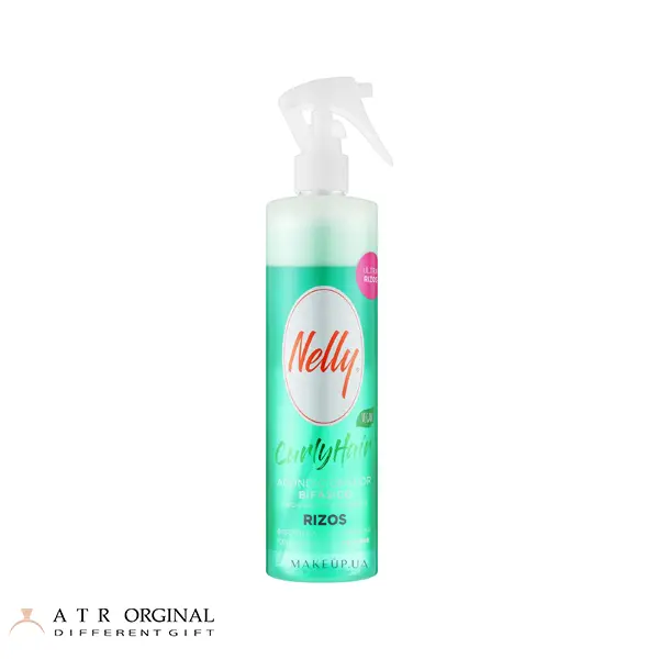 nelly curly hair acondicionador اسپری دو فاز موهای فر و مجعد نلی
