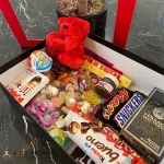 باکس هدیه مردانه عطر ورساچه پورهوم (ورساچه آبی)