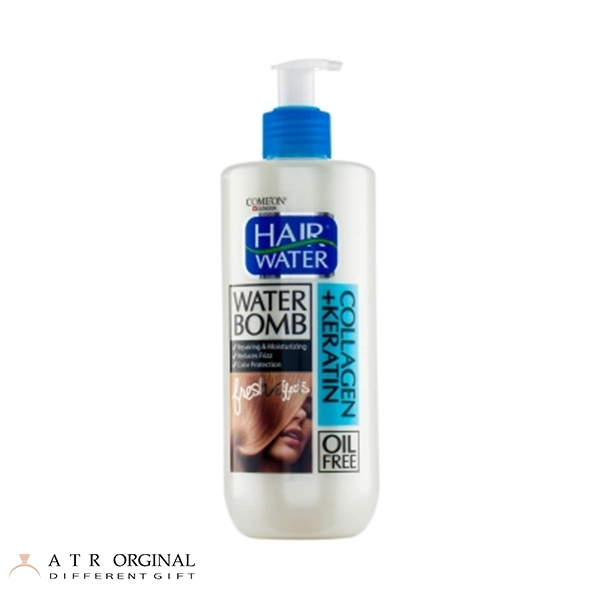 comeon-hair-water-collagen-and-keratin-water-bomb-1 کرم آبرسان مو سر کامان حاوی کلاژن و کراتین
