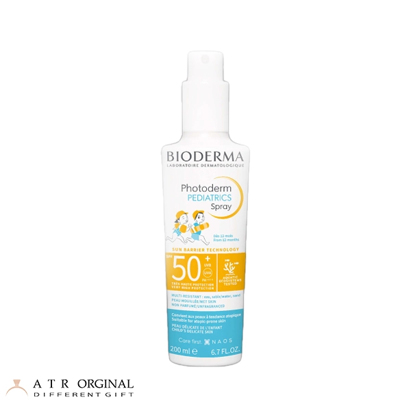 اسپری ضد آفتاب spf50 فتودرما مناسب کودکان بایودرما BIODERMA