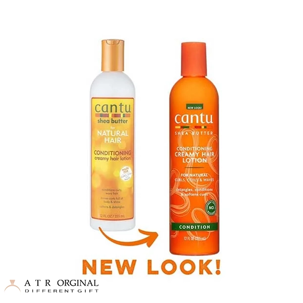 cantu-creamy-hair-lotion-355ml لوسیون مو کرمی کانتو Cantu Creamy Hair Lotion 355ml