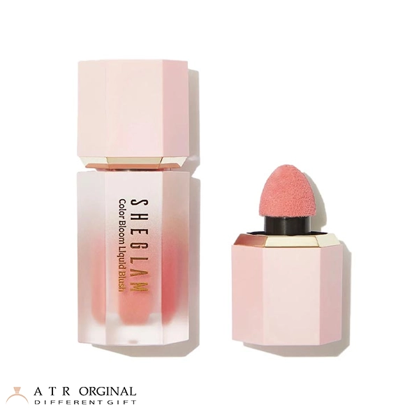 sheglam-liquid-blush-hush-hush رژگونه مایع مات شیگلم رنگ Hush Hush