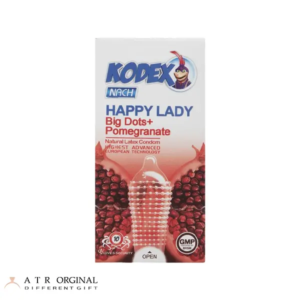 nach-kodex-condoms-model-happy-lady-pack-of-10 کاندوم ناچ کدکس مدل Happy Lady بسته 10 عددی