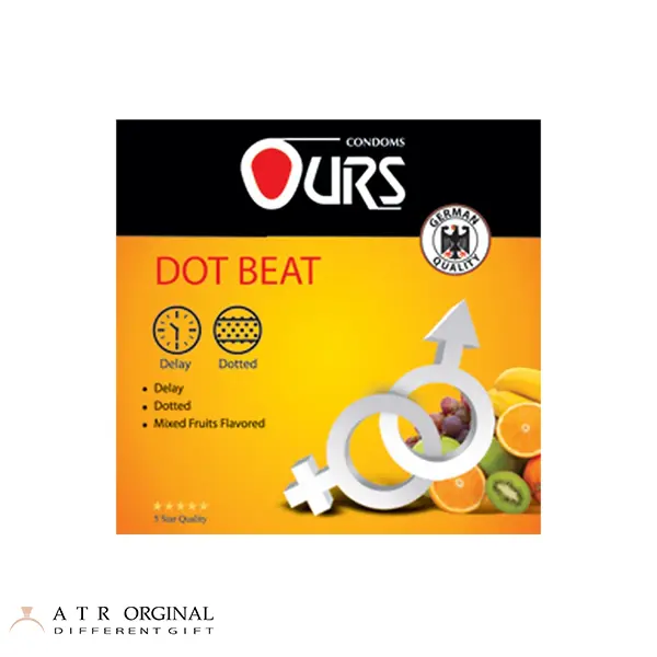 کاندوم اورز مدل Dot Beat بسته 3 عددی کاندوم اورز مدل Dot Beat بسته 3 عددی