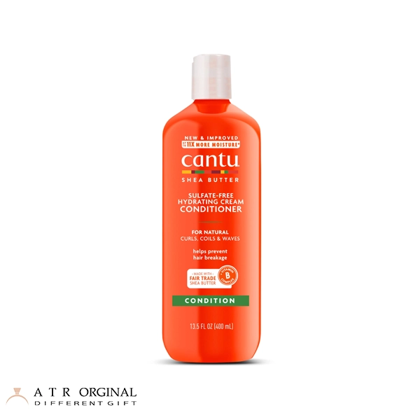 Cantu Shea Butter Hydrating Cream Conditioner کرم مو نرم کننده موهای فر شی باتر کانتو Cantu Hydrating