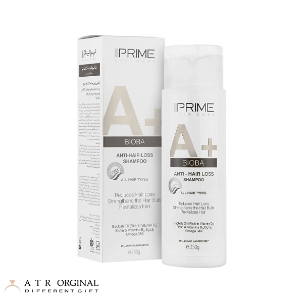 Prime A Bioba Anti Hair Loss Shampoo شامپو ضد ریزش و تقویت کننده پرایم مدل بیوبا ای پلاس