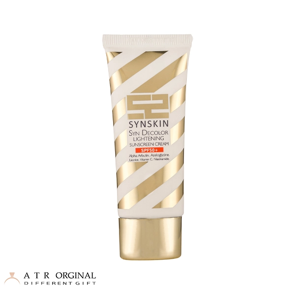 ژل کرم ضد آفتاب بی رنگ ساین اسکین مدل Syn Decolor با SPF50 مناسب انواع پوست حجم 40 میلی لیتر