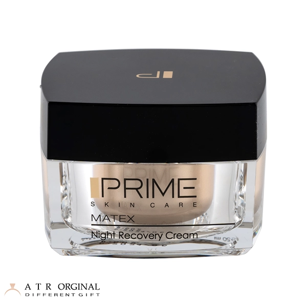 prime-night-repair-cream کرم شب بازسازی کننده پوست پرایم مدل Matex حجم 50 میلی لیتر