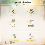 کرم ضدآفتاب رنگی آیسول SPF30 مدل TEYE مخصوص دور چشم، حجم 15 میلی‌لیتر