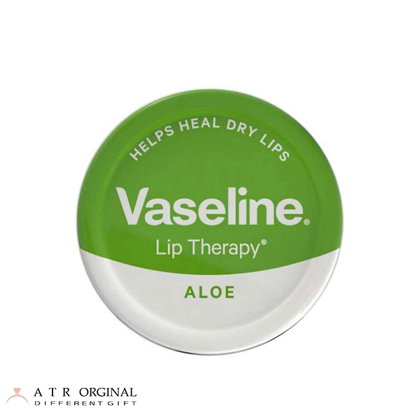 Aloevera Conditioner Radiant lip balm Vaseline بالم لب آلوئه ورا براق نرم کننده وازلین