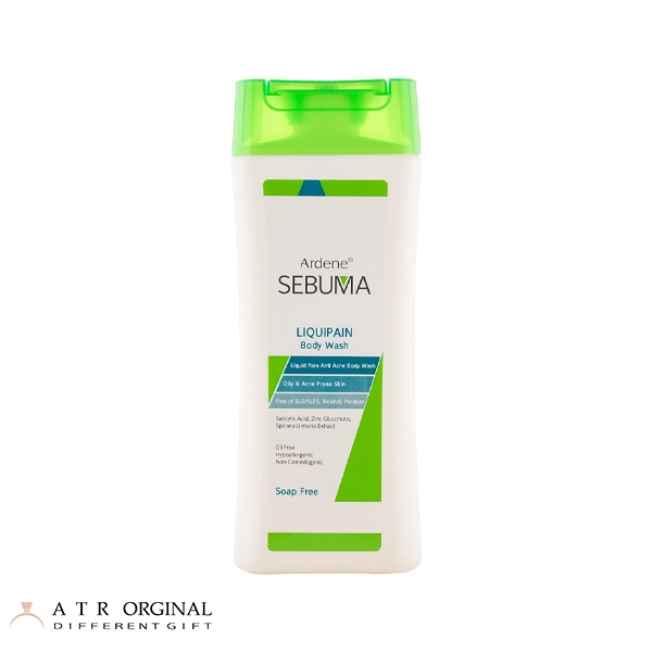 Ardene Sebuma Liquipain Body Wash For Oily And Acne Prone Skin شوینده بدن غیر صابونی آردن مدل Liquipain مناسب پوست چرب و دارای آکنه حجم 250 میلی لیتر