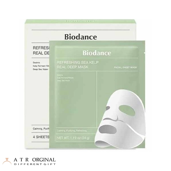 BIODANCE Refreshing Sea kelp Real Deep Mask-1 ماسک ورقه ای بایودنس مدل جلبک دریایی