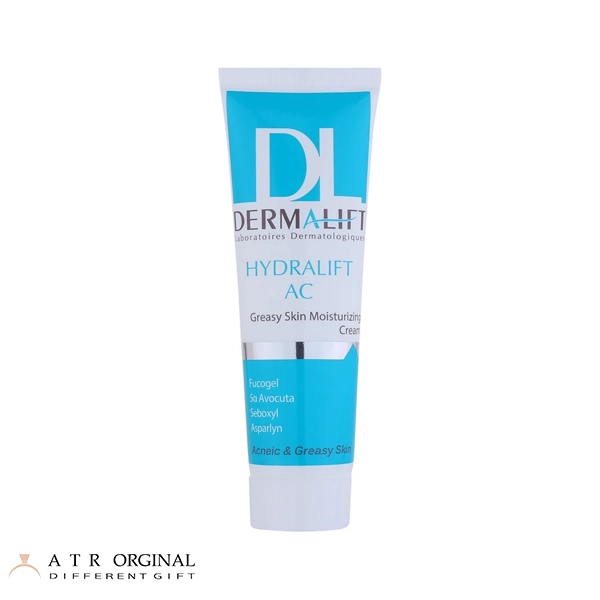 Dermalift Hydralift Ac Greasy Skin Moisturizing Cream For Acneic And Greasy Skin کرم مرطوبکننده درمالیفت مدل Hydralift AC Cream مناسب پوستهای چرب