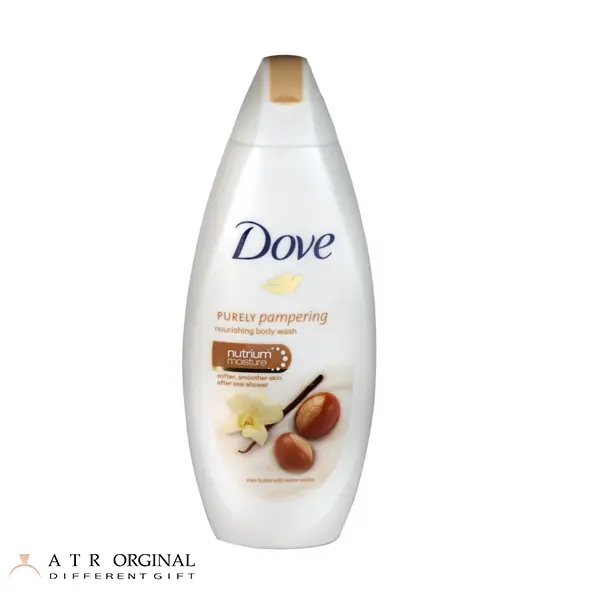 Dove Shea Butter With Warm Vanilla Shower Gel 250ml-1 شامپو بدن کرمی شی باتر و عصاره وانیل داو