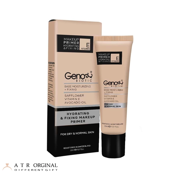 Geno Biotic Make Up Primer For Dry Skin پرایمر ژنوبایوتیک مناسب پوست خشک و معمولی حجم 30میلی لیتر