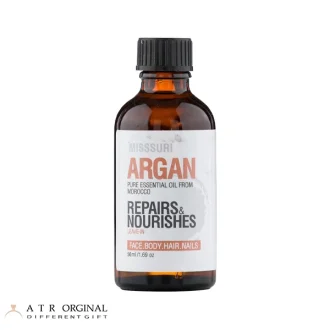 روغن مو آرگان مراکشی میسوری مناسب انواع مو حجم 50 میلی لیتر