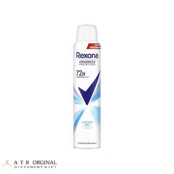 اسپری ضد تعریق زنانه 72ساعته مدل COTTON DRY رکسونا