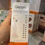 کرم ضد آفتاب رنگی ژنو بایوتیک با SPF50 مناسب پوست چرب و مختلط حجم 50 ملی لیتر