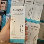 کرم ضد آفتاب پوست خشک ژنوبایوتیک SPF50 حجم 50 گرم بژ روشن