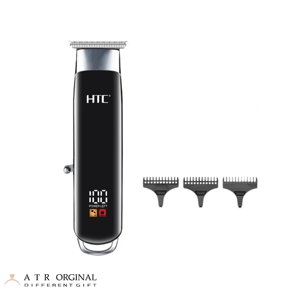 HTC hair and facial trimmer model AT-568 ماشین اصلاح موی سر و صورت شارژی اچ تی سی مدل AT-568