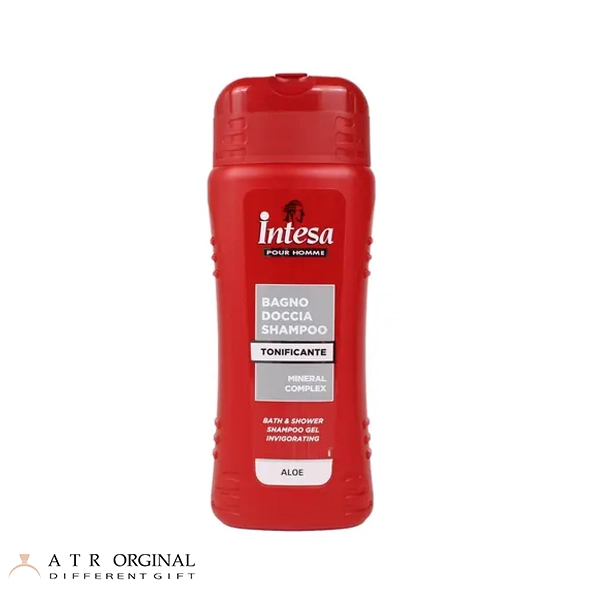 Intesa mens shampoo and body tonificante model شامپو سر و بدن مردانه اینتسا مدل tonificante