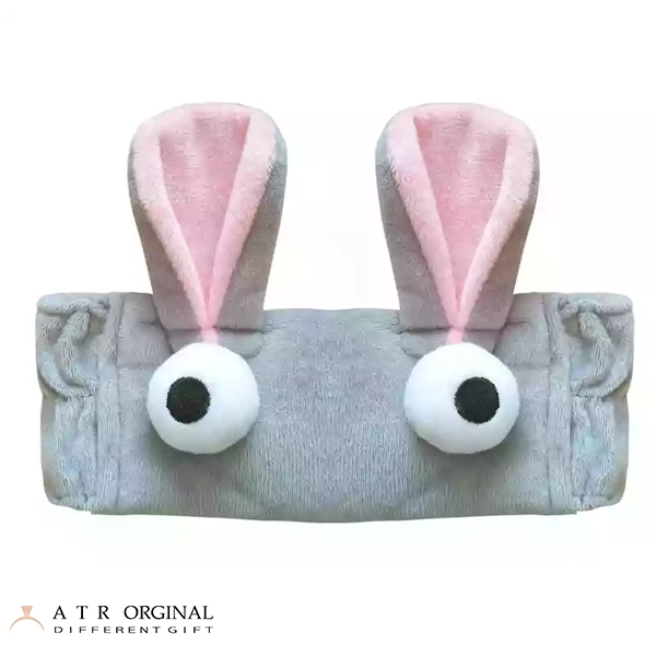 Women rabbit headband and blindfold-grey هدبند و چشم بند زنانه مدل خرگوش