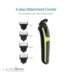ست ماشین اصلاح موی بدن و صورت اچ تی سی مدل 3in1 Men Groomingkit