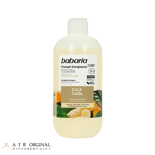 BABARIA ENERGIZING SOS CAIDA SHAMPOO شامپو تقویت کننده و ضد ریزش مو باباریا مدل SOS - Image 1
