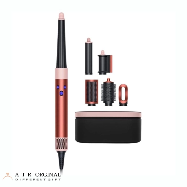 Dyson Airwrap multi-styler and dryer Straight Wavy strawberry bronze HS08 حالت دهنده مو (ایررپ) دایسون مدل HS08 - برنز