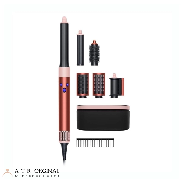 Dyson Airwrap multi-styler and dryer Straight Wavy strawberry bronze حالت دهنده مو (ایررپ) دایسون مدل HS05 - برنز