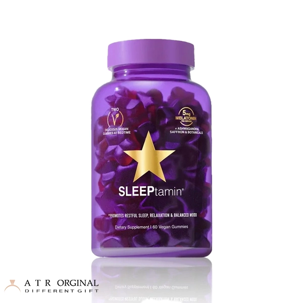 Hairtamin Sleeptamin 60 Vegan Gummies پاستیل تنظیم خواب اسلیپ تامین هیرتامین