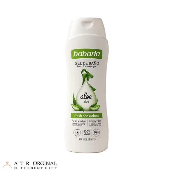 شامپو بدن پوست حساس باباریا مدل آلوئه ورا 600میل