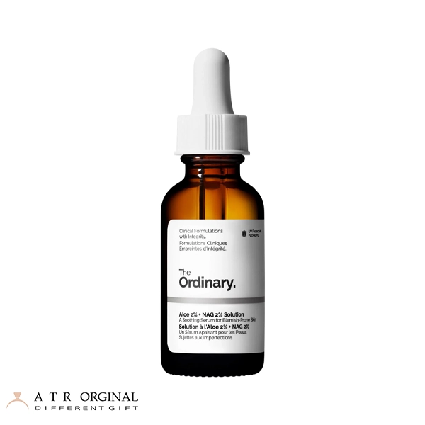 The Ordinary Aloe2 NAG2 Solution سرم تسکین دهنده و یکدست کننده پوست آلوئه ورا 2% و ناگ 2% اوردینری