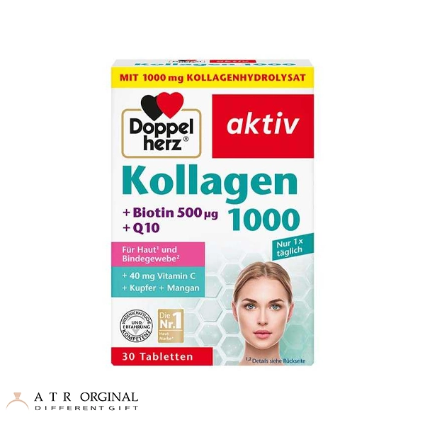 قرص ضد چروک و جوانساز کلاژن ۱۰۰۰ دوپل هرز