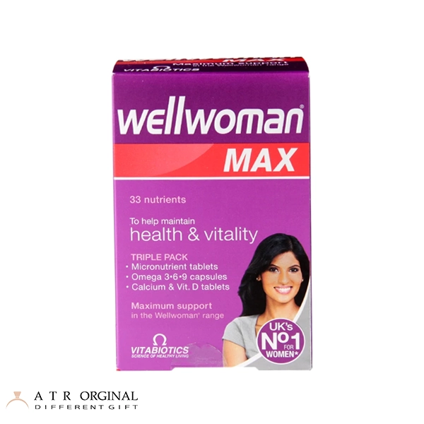 vitabiotics wellwoman max multivitamins مکمل مولتی ویتامین زنان ول وومن مکس ویتابیوتیکس