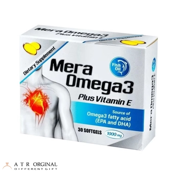 Mera Omega 3 Plus Vitamin E مکمل غذایی مرا امگا ۳ پلاس حاوی ویتامین E