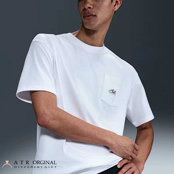 Nike Mens white T-shirt Running 1 color تی شرت مردانه نایک مدل Running 1 color