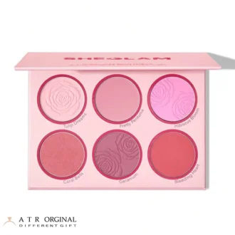 پالت رژگونه 6 رنگ شیگلم مدل Blushing Bouquet