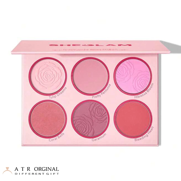 SHEGLAM Blushing Bouquet BLUSH PALETTE پالت رژگونه 6 رنگ شیگلم مدل Blushing Bouquet