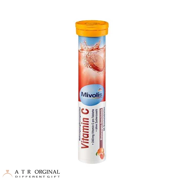 mivolis-vitamin-c-effervescent-tablet قرص جوشان ویتامین C میولیس 20 عدد