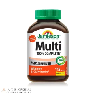 مولتی ویتامین بزرگسالان مکس استرنگ Max Strength جمیسون