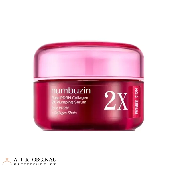 numbuzin no 2 rose pdrn collagen 2x plumping serum-1 سرم کلاژن صورتی شماره 2x نامبوزین Numbuzin
