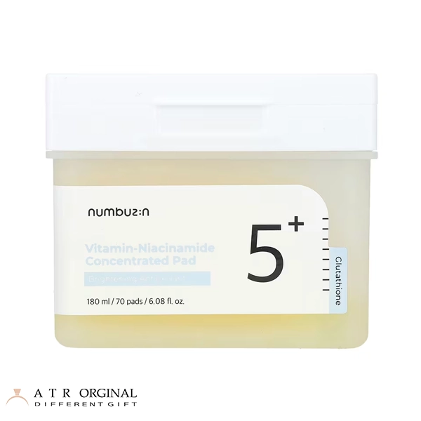 numbuzin-vitamin-niacinamide-concentrated-pad پد تونر نیاسینامید شماره 5 نامبوزین Numbuzin روشن کننده و ضد لک