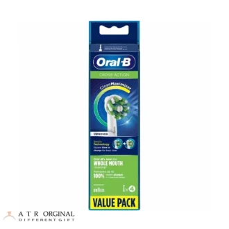 سری یدک مسواک برقی اورال بی Oral-B مدل Cross Action بسته 4 تایی