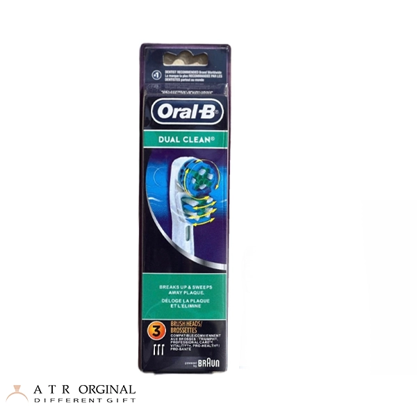 oral-b-dual-clein-braun سری یدک مسواک برقی اورال بی 3 عددی مدل Oral-b Dual Clein Braun