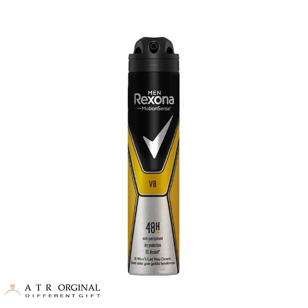 rexona V8 deodorant spray اسپری ضد تعریق مردانه رکسونا مدل v8