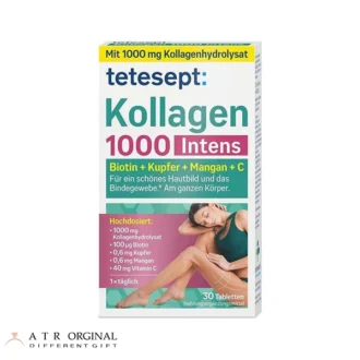 قرص کلاژن 1000 و بیوتین تتسپت 30 عدد